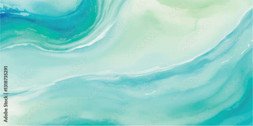 Elegant Water Wave Abstract Design in Soft Blue and Green Watercolor, Perfect for Background Use in Graphic Design Projects Focused on Tranquility and Oceanic Themes.
Elegant Water Wave Abstract Design in Soft Blue and Green Watercolor, Perfect for Background Use in Graphic Design Projects Focused on Tranquility and Oceanic Themes.