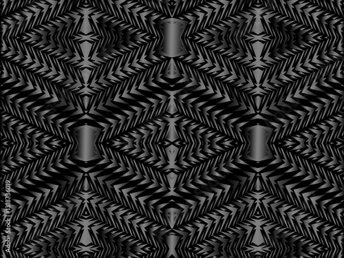 Metal texture steel background. Modern sheet metal 3d pattern. 3d black iron vector illustration.