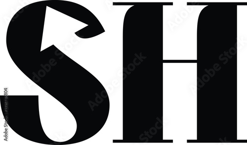 letter s arrow recycle or exchange logo with vector file.