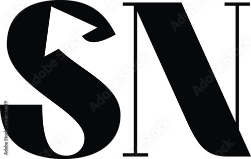 letter s arrow recycle or exchange logo with vector file.