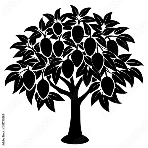 tree silhouettes with white background