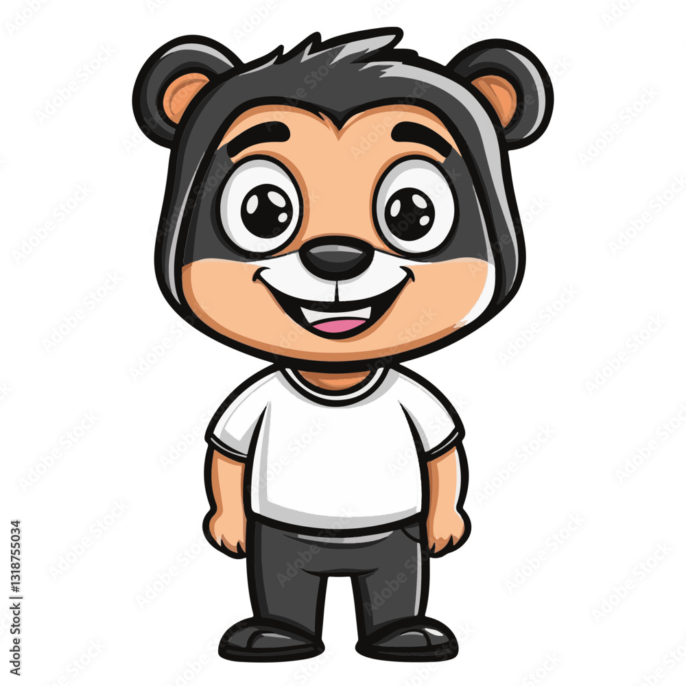 Panda cartoon vector illustration Panda cartoon vector illustration
