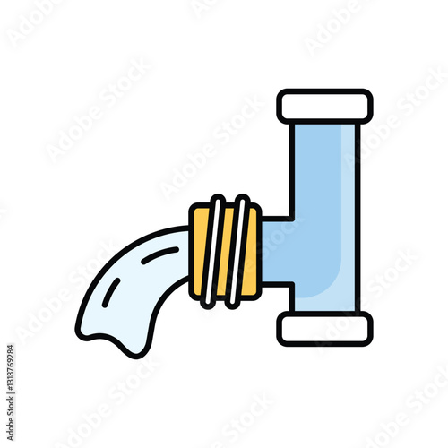 Waterpipe   Vector icon