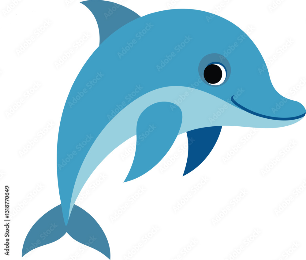 Black Whale Silhouette – Minimalist Marine Mammal Illustration