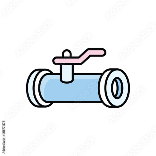 Plumbing Pipe Vector icon