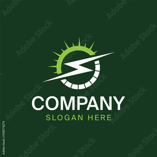 Solar Service Modern Logo Design