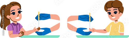 glucose blood test kid vector