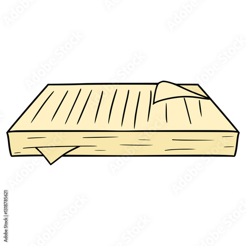 bunch of papers illustration hand drawn isolated vector