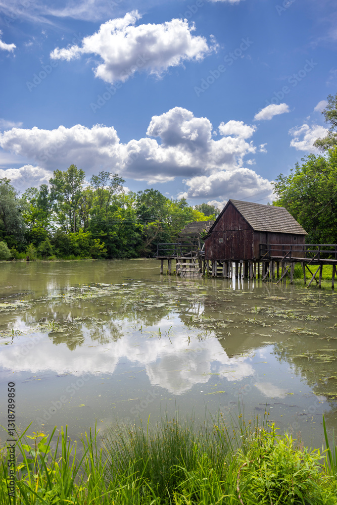 Water wheel mill in Tomasikovo, Slovakia