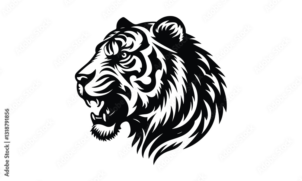 silhouette tiger face and head tittle, Tiger Face and Head Silhouette Vector, silhouette tiger silhouette tiger face and head tittle, Tiger Face and Head Silhouette Vector, silhouette tiger