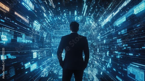 Navigating the Digital Cosmos A Business Leader's Exploration of Advanced Data Systems in a Technologically Enhanced Space