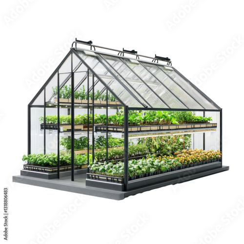 greenhouse with plants