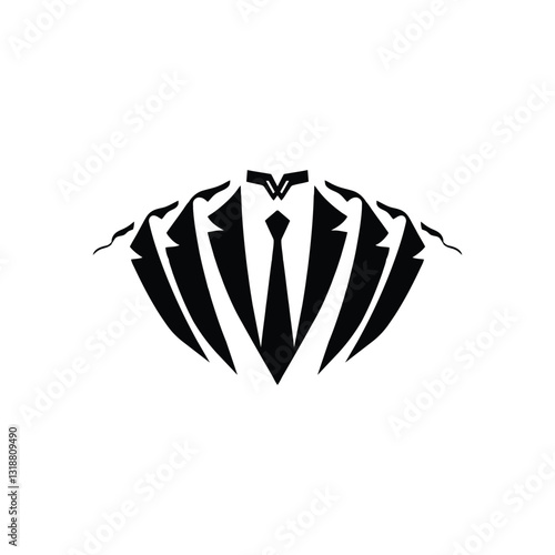 vector illustration of a suits