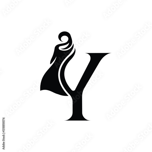 initial Y abaya logo