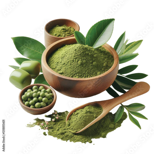 Matcha Powder vector