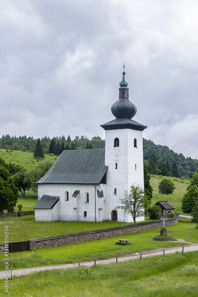 Church of Nativity of St. John the Baptist, Geographical Center of Europe, Slovakia