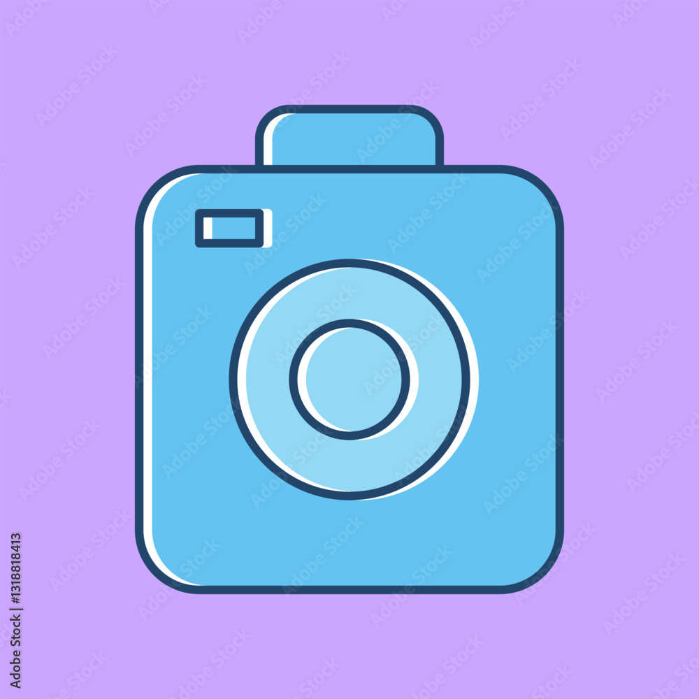 vector icon camera symbol flat design vector icon camera symbol flat design