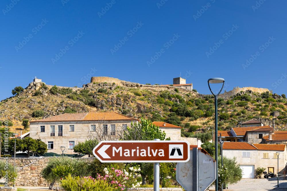 Marialva town and castle, Guarda, Centro, Portugal