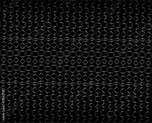 Metal texture steel background. Modern sheet metal 3d pattern. 3d black iron vector illustration.