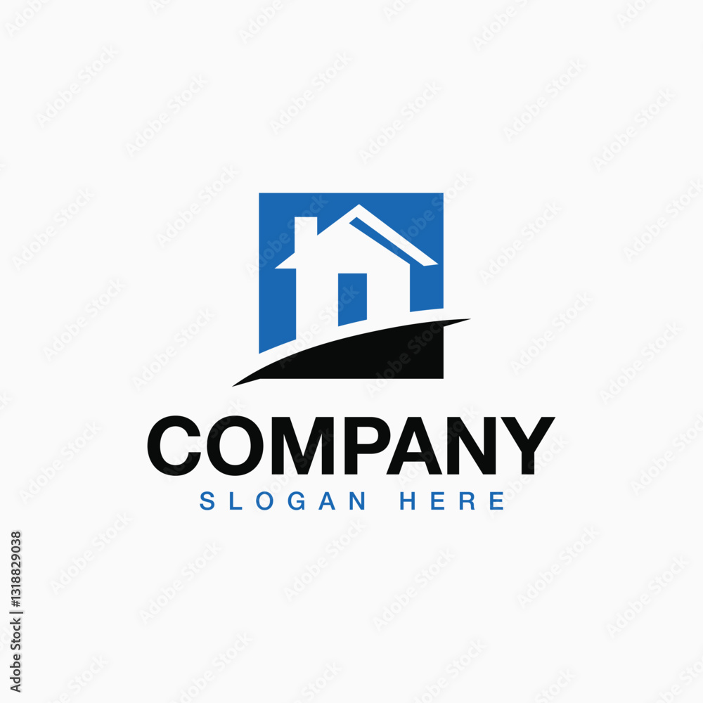 Fototapeta premium Modern House Logo Design