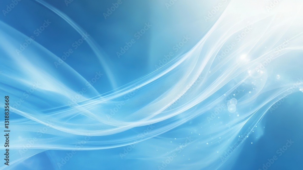 Fototapeta premium Abstract Blue Swirls