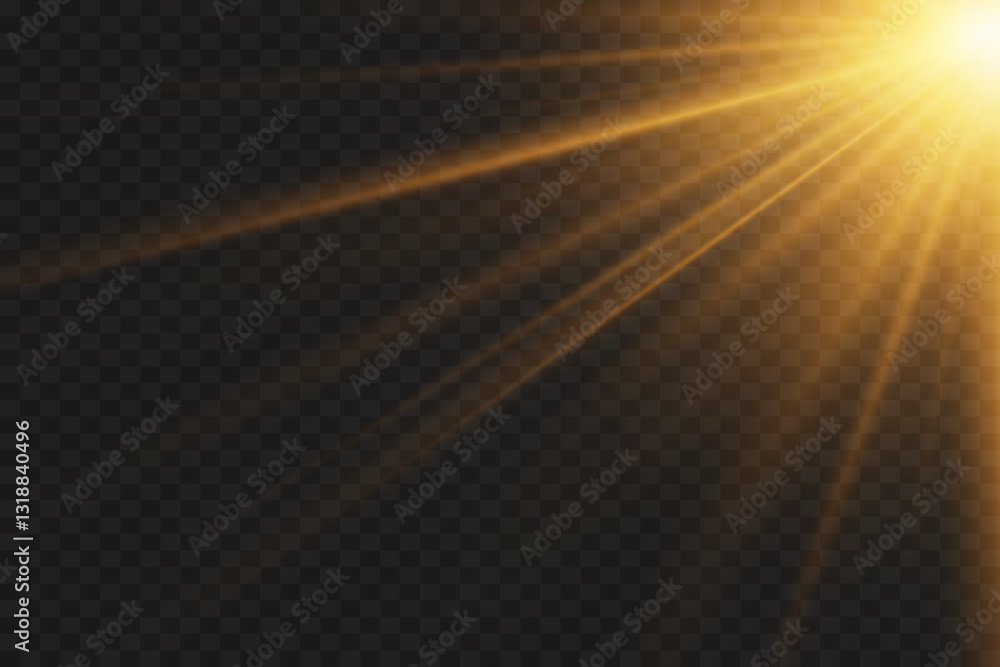Light effect of glowing light and star flash. On a transparent background. Light effect of glowing light and star flash. On a transparent background.