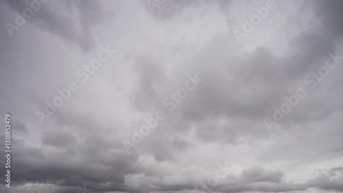 Timelapse of clouds in the sky