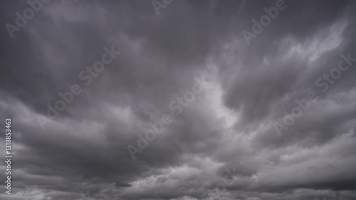 Timelapse of clouds in the sky