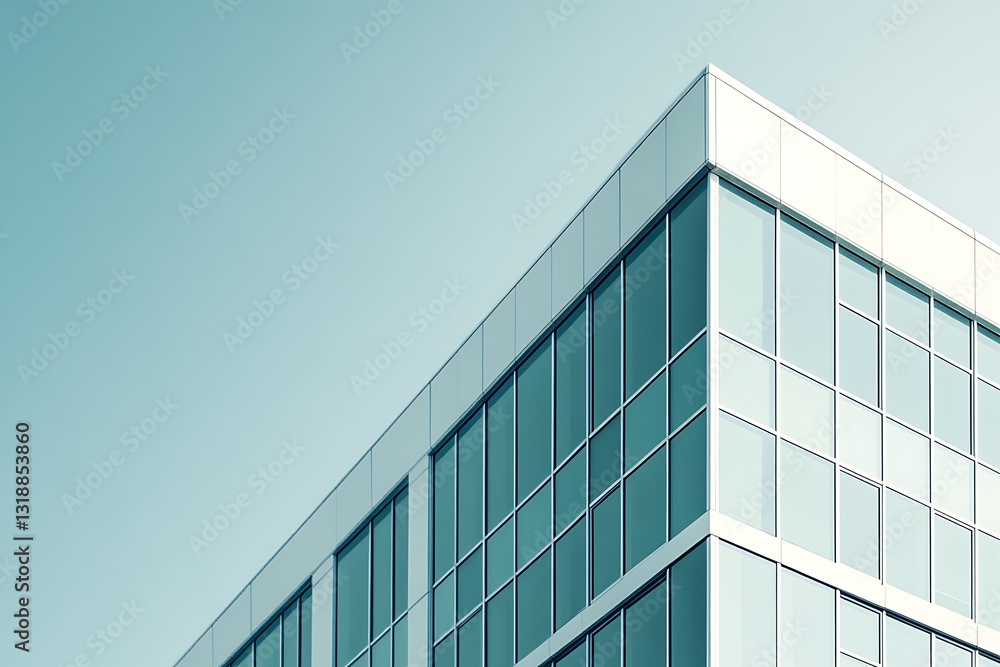 Modern Architectural Corner Building Modern Architectural Corner Building