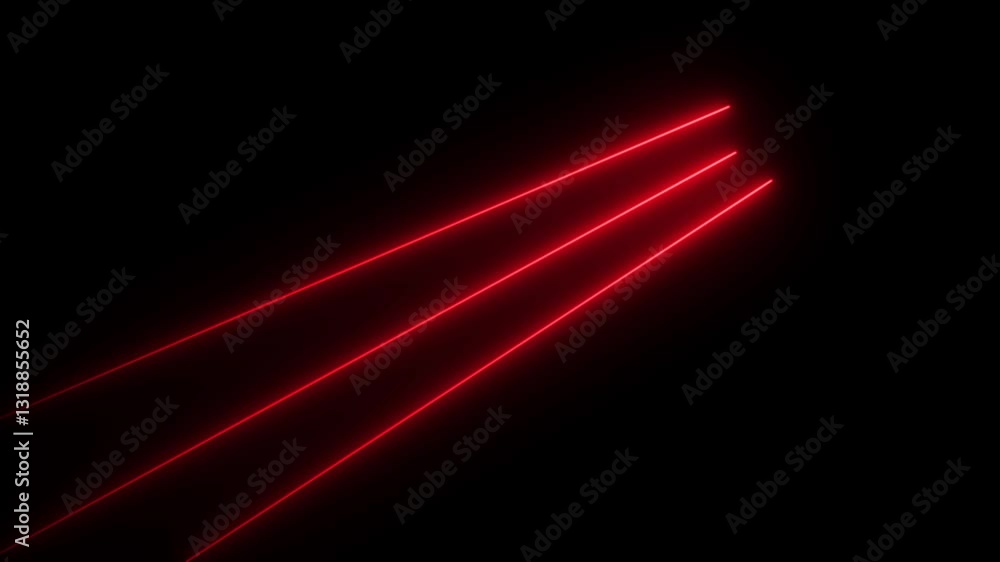 3d animation, abstract black background with neon lines go up and disappear.Looping seamless animation. 3d animation, abstract black background with neon lines go up and disappear.Looping seamless animation.