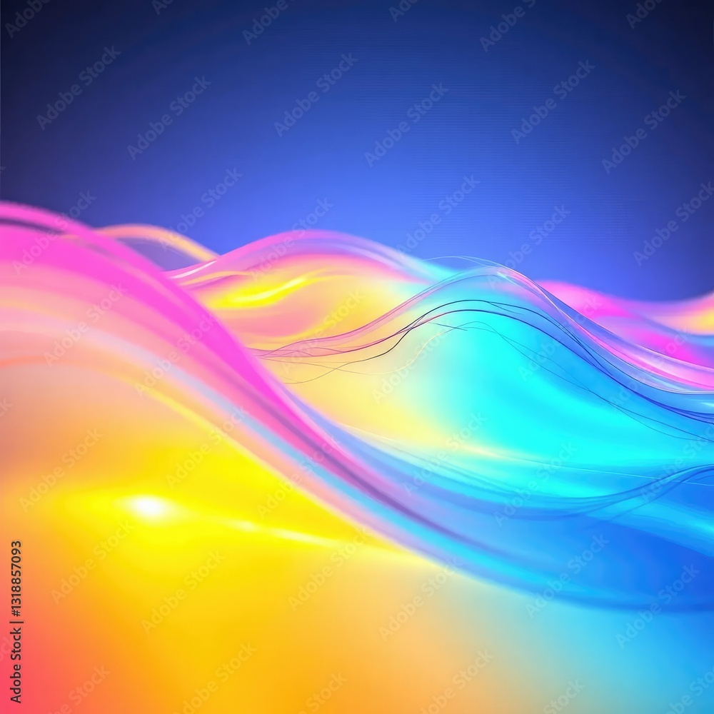 Translucent waves ebb and flow with an otherworldly light emanating neon colors, colors, waves, radiant Translucent waves ebb and flow with an otherworldly light emanating neon colors, colors, waves, radiant