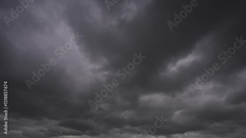 Timelapse of clouds in the sky