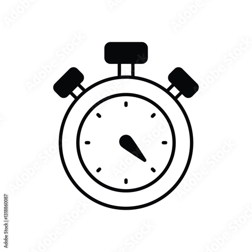 Stopwatch stock illustration