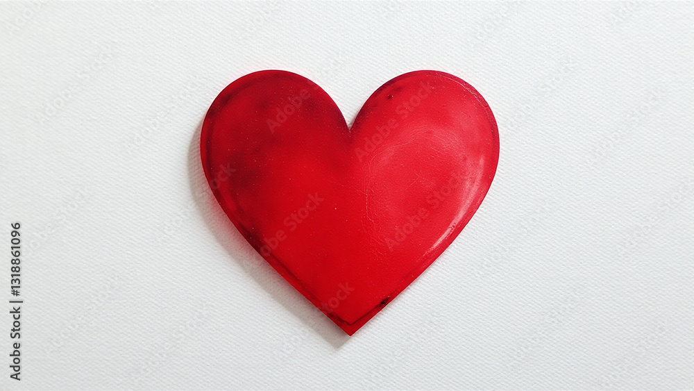 simple red heart made shadows minimalist canvas artwork simple red heart made shadows minimalist canvas artwork