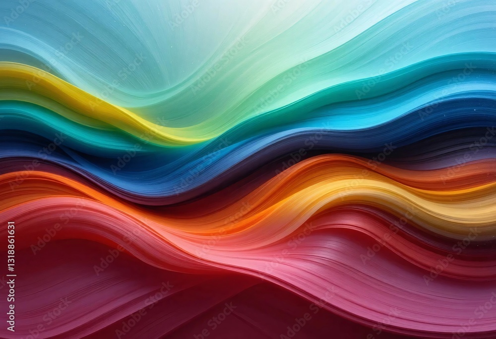 Colorful abstract waves create a stunning visual display, showcasing vivid hues and dynamic lines that ignite creativity and inspiration. Colorful abstract waves create a stunning visual display, showcasing vivid hues and dynamic lines that ignite creativity and inspiration.