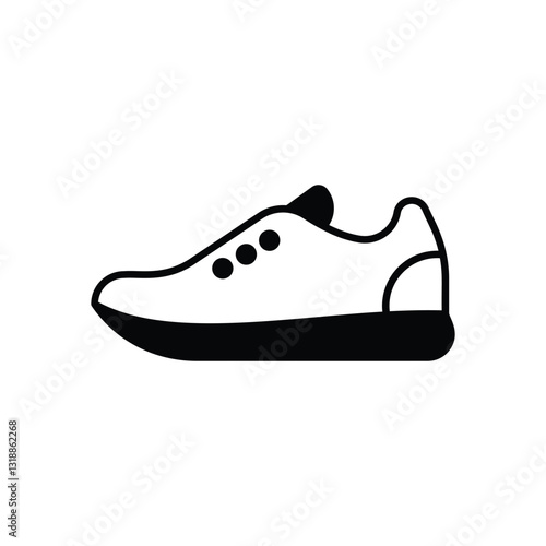 Gym Shoes stock illustration