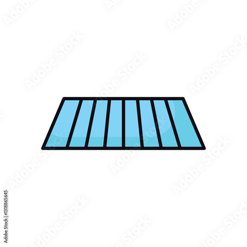 Yoga Mat stock illustration