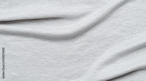 Wallpaper Mural A soft, textured gray fabric with gentle folds and a smooth appearance. Torontodigital.ca