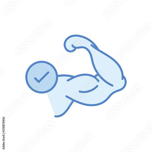 Bicep stock illustration