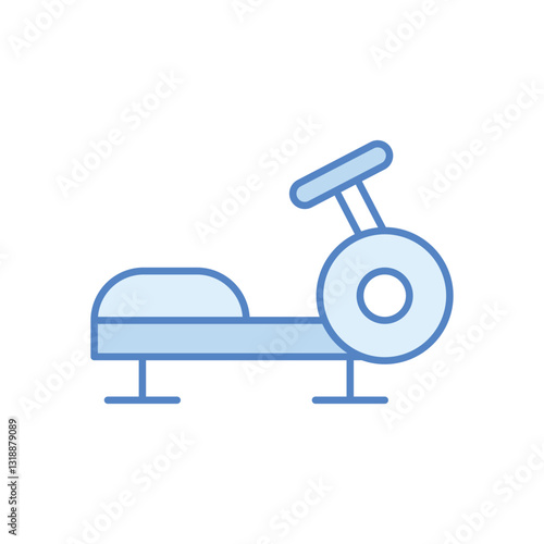 Rowing Machine stock illustration