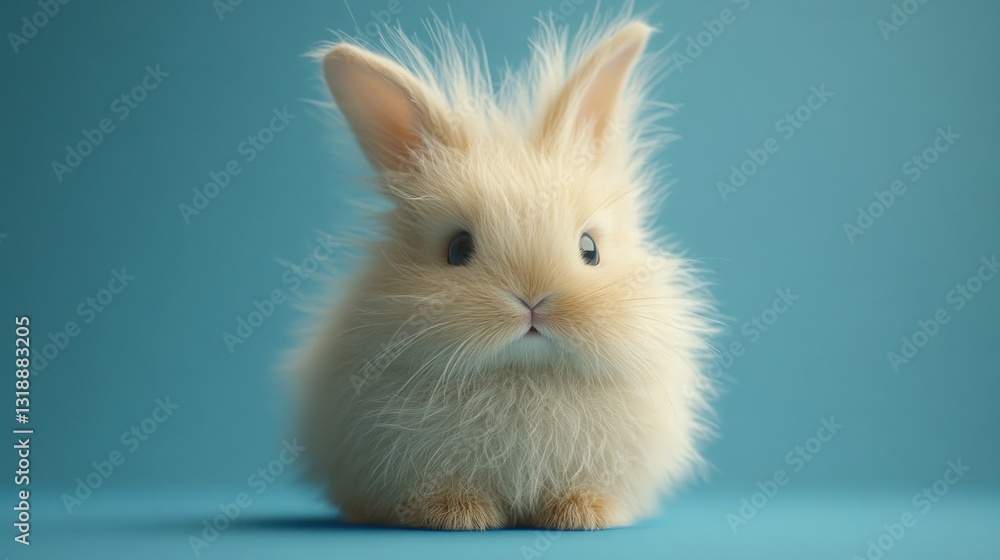 Fluffy baby rabbit, soft fur Fluffy baby rabbit, soft fur