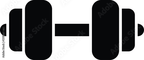 Dumbbell stock illustration