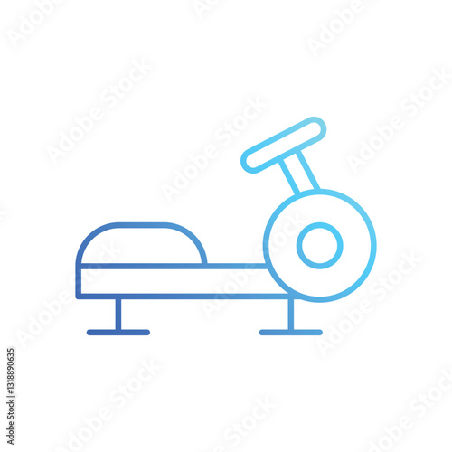 Rowing Machine stock illustration