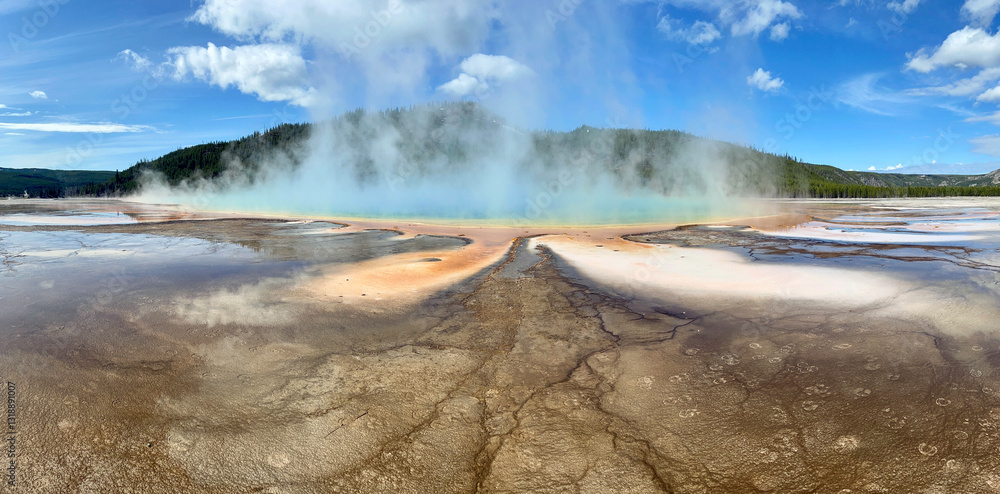 Yellowstone National Park in Wyoming Yellowstone National Park in Wyoming