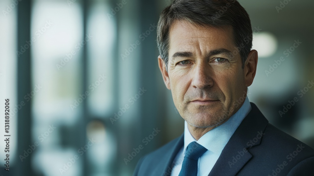 Focused businessman in formal attire, exuding confidence and professionalism in a modern office setting.
Focused businessman in formal attire, exuding confidence and professionalism in a modern office setting.