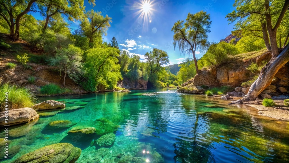 Arizona Fossil Creek Swimming Hole: Refreshing Summer Escape in Nature's Oasis Arizona Fossil Creek Swimming Hole: Refreshing Summer Escape in Nature's Oasis
