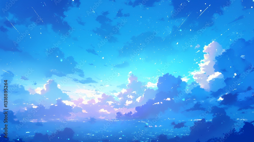 Fototapeta premium 美しい雲と空