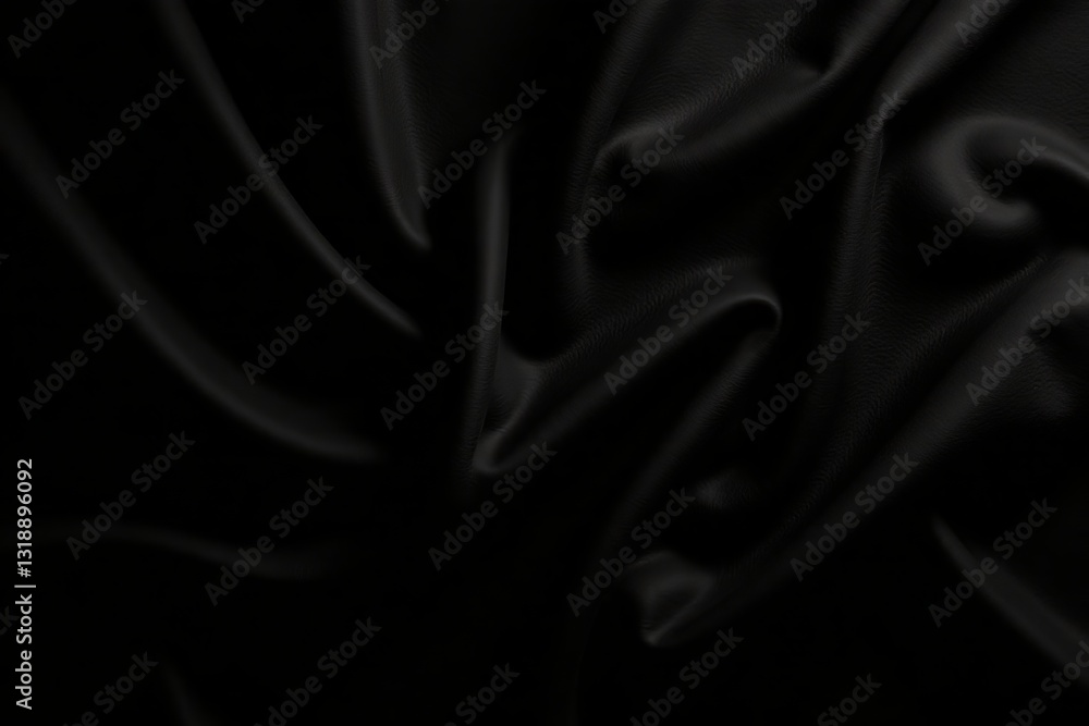 Fototapeta premium Elegant black suede fabric background with a smooth and rich appearance, rich, smooth, elegant
