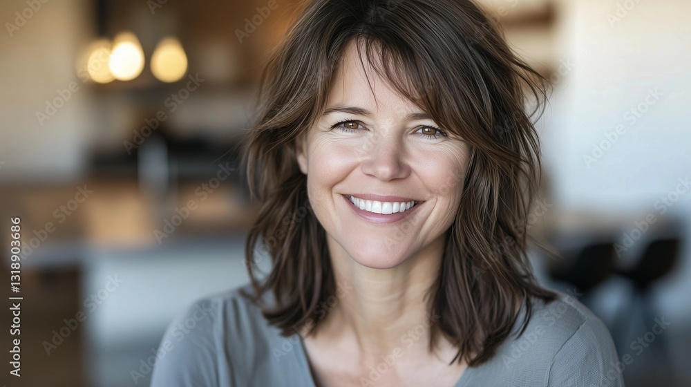 Portrait of a Smiling Woman Portrait of a Smiling Woman
