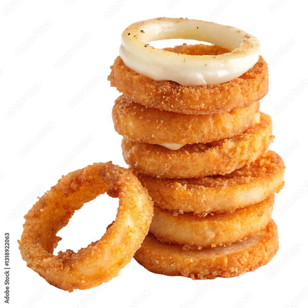 Crispy Onion Rings Golden Fried Perfection, Stacked Onion Rings Delicious Appetizer Treat, Homemade Onion Rings Crunchy Comfort Food, Fried Onion Rings Restaurant Style Snack. Crispy Onion Rings Golden Fried Perfection, Stacked Onion Rings Delicious Appetizer Treat, Homemade Onion Rings Crunchy Comfort Food, Fried Onion Rings Restaurant Style Snack.